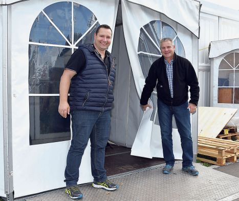 Christian Käser (links) und Patrick Uebelmann freuen sich auf drei tolle Expo-Tage.