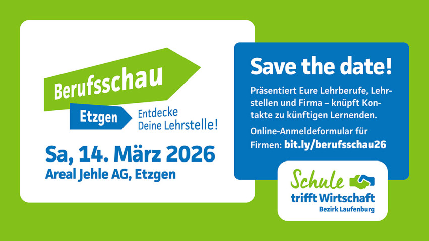 Berufsschau Etzgen, Save-the-Date