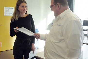 Schüler schnuppern Bewerbungsluft