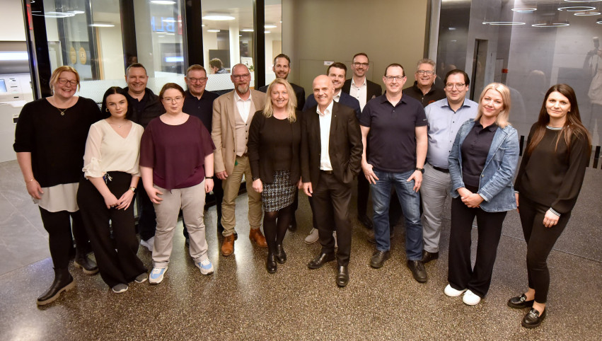 Das Team der BLKB, Löwen Apotheke und Kommission VDL an der VDL-Jahresversammlung 2025
